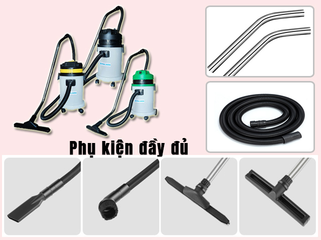 Các phụ kiện đầy đủ 